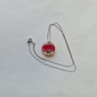 Qızılgül boyunbağısı - Əl işi üsulu ilə hazırlanmışdır