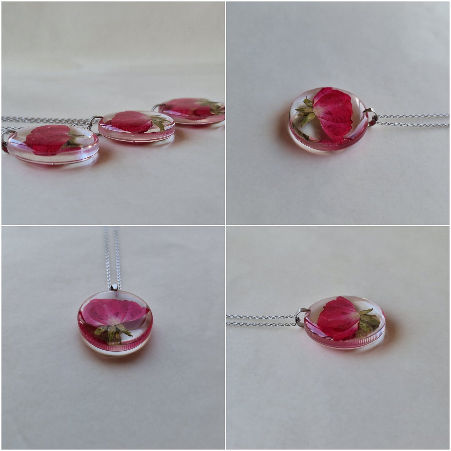 Qızılgül boyunbağısı - Əl işi üsulu ilə hazırlanmışdır